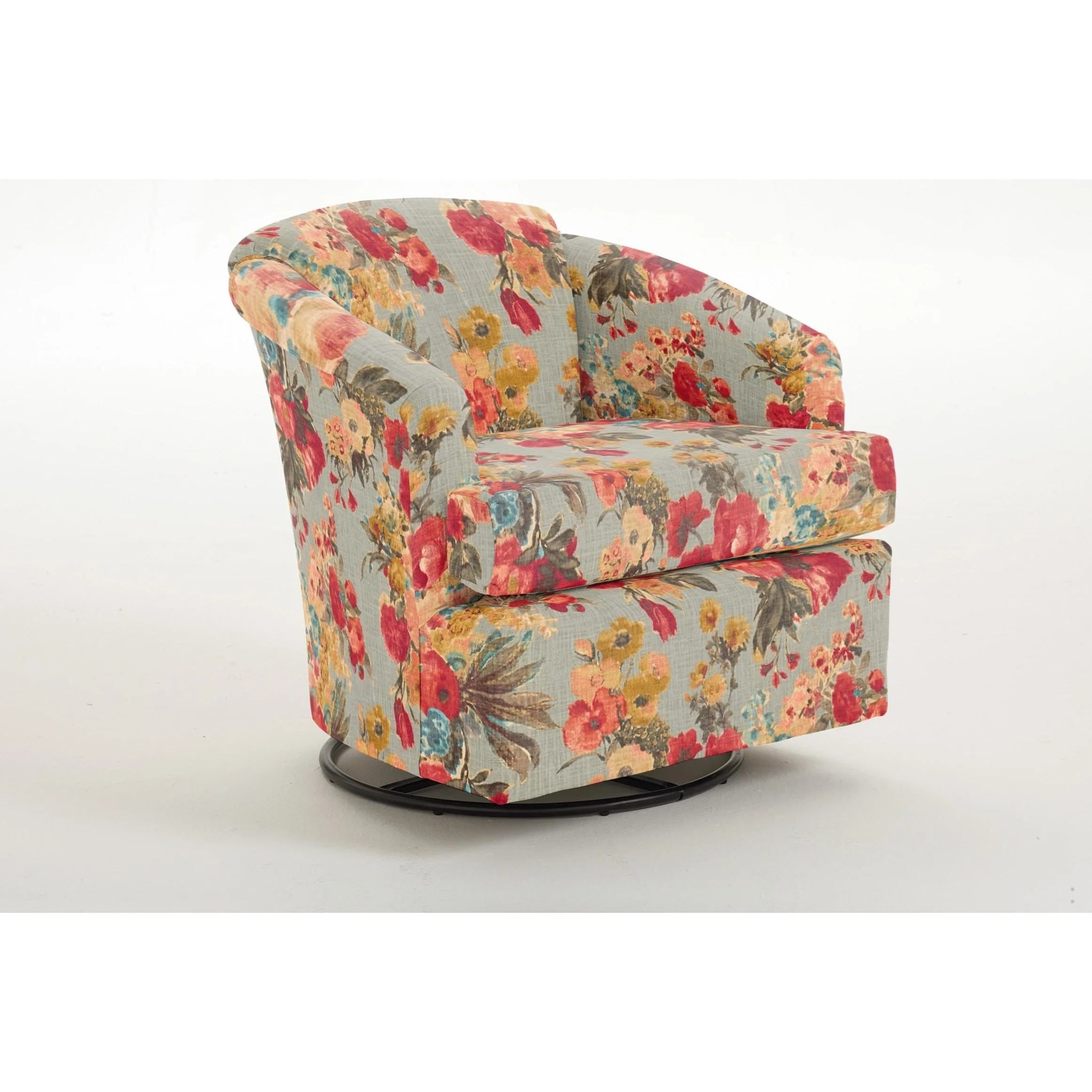 Best Home Furnishings Swivel Barrel Chairs 25671 Cass Swivel Barrel Chair Baer's Furniture